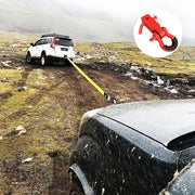 Red Trailer Arm Off Road Rescue Tow Hook Heavy Duty Steel for SUV Road Vehicle V528-HITCH-RECEIVER-RED-YTB-139655