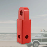 Red Trailer Arm Off Road Rescue Tow Hook Heavy Duty Steel for SUV Road Vehicle V528-HITCH-RECEIVER-RED-YTB-139655
