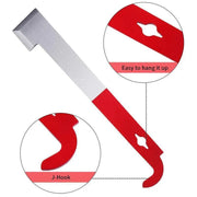 2X Stainless Steel Beekeeping Bee Hive Tools Hook Scraper J Shape Equipment Tool V528-HIVETOOL-2PCS-233609