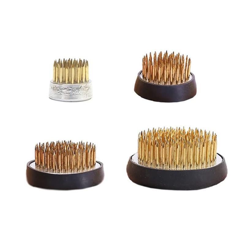 Round Flower Base Holder Spiky Frog Fixed Tool Floral Arrange For Ikebana Kenzan V528-HOLDER-34MM-871134