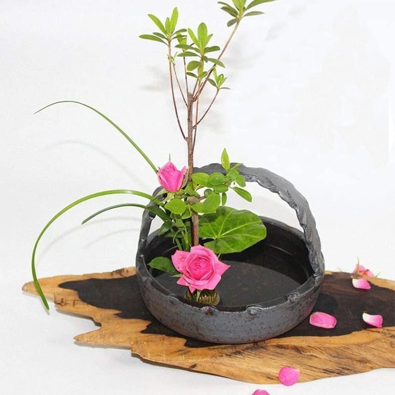 Round Flower Base Holder Spiky Frog Fixed Tool Floral Arrange For Ikebana Kenzan V528-HOLDER-34MM-871134