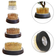 Round Flower Base Holder Spiky Frog Fixed Tool Floral Arrange For Ikebana Kenzan V528-HOLDER-34MM-871134