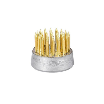 Round Flower Base Holder Spiky Frog Fixed Tool Floral Arrange For Ikebana Kenzan V528-HOLDER-34MM-871134
