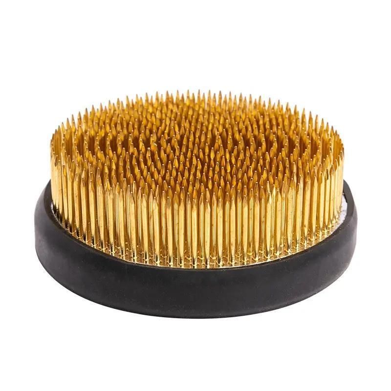 Round Flower Base Holder Spiky Frog Fixed Tool Floral Arrange For Ikebana Kenzan V528-HOLDER-34MM-871134