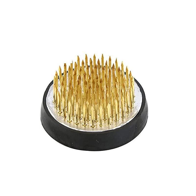 Round Flower Base Holder Spiky Frog Fixed Tool Floral Arrange For Ikebana Kenzan V528-HOLDER-34MM-871134