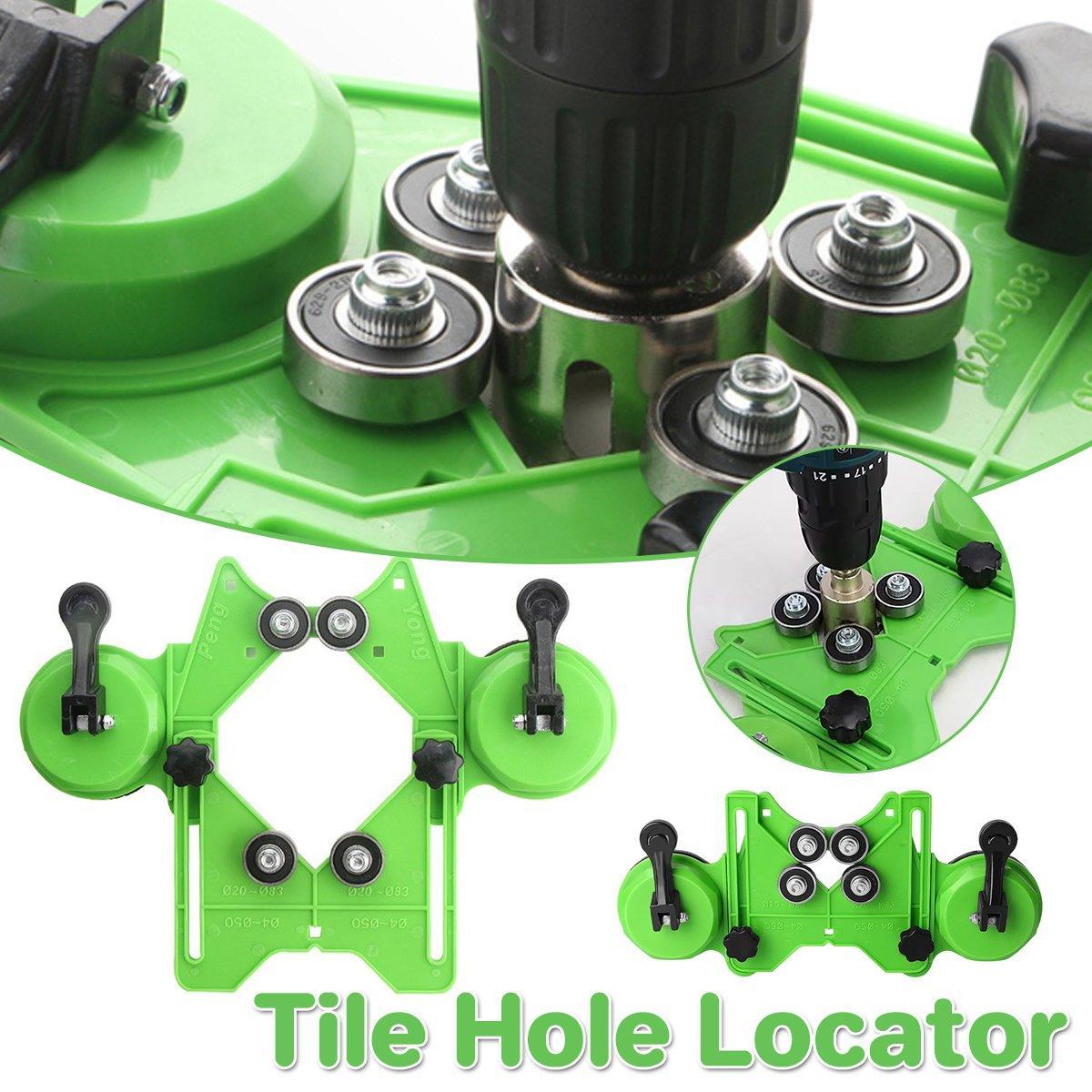 Multifunction Glass Tile Positioning Tool Drill Chuck Marble Hole Punching Tool V528-HOLE-POSITIONER-DOUBLE-668175