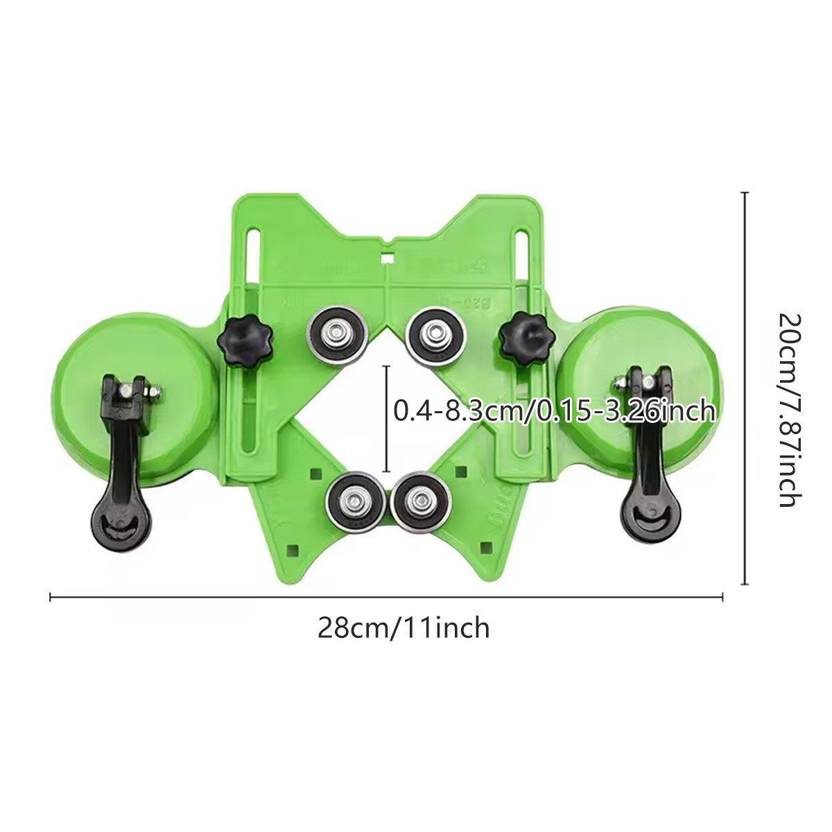 Multifunction Glass Tile Positioning Tool Drill Chuck Marble Hole Punching Tool V528-HOLE-POSITIONER-DOUBLE-668175