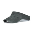 Unisex Summer Denim Sun Visor Cap Breathable Washed Running Hat - Army Green V528-HOLLOW-HAT-ARMY-GREEN-472859