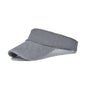 Unisex Summer Denim Sun Visor Cap Breathable Washed Running Hat - Grey V528-HOLLOW-HAT-GREY-343005