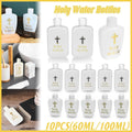 10XHoly Water Bottle Gold For Cross Plastic Portable Holy Water Container Easter V528-HOLY-WATER-BOTTLE-10PCS-802359