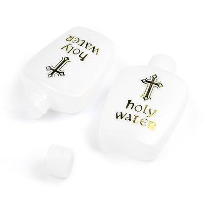 10XHoly Water Bottle Gold For Cross Plastic Portable Holy Water Container Easter V528-HOLY-WATER-BOTTLE-10PCS-802359