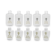 10XHoly Water Bottle Gold For Cross Plastic Portable Holy Water Container Easter V528-HOLY-WATER-BOTTLE-10PCS-802359