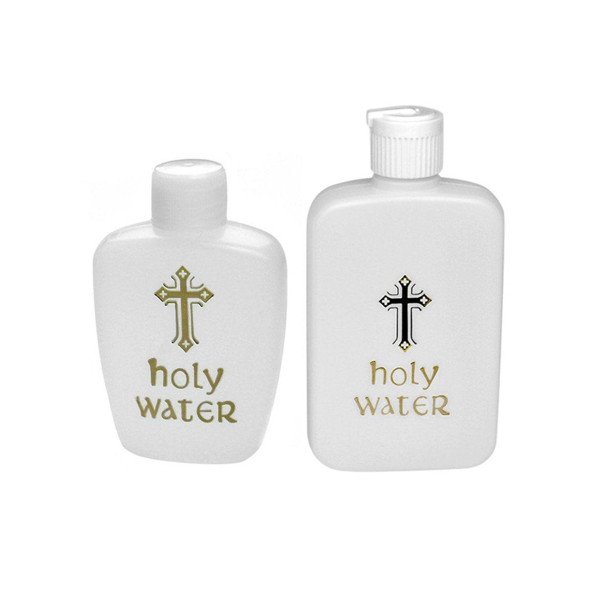 10XHoly Water Bottle Gold For Cross Plastic Portable Holy Water Container Easter V528-HOLY-WATER-BOTTLE-10PCS-802359