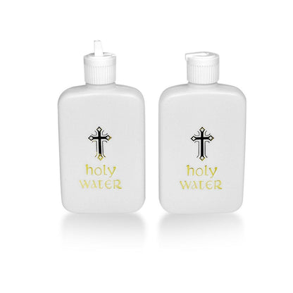 10XHoly Water Bottle Gold For Cross Plastic Portable Holy Water Container Easter V528-HOLY-WATER-BOTTLE-10PCS-802359