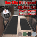 44x75cm Non-Slip Waterproof Kitchen Door Mat Floor Rug Carpet Anti-Oil Easy Clean - Blue V528-HOMEMAT-BLUE-44-75CM-136453