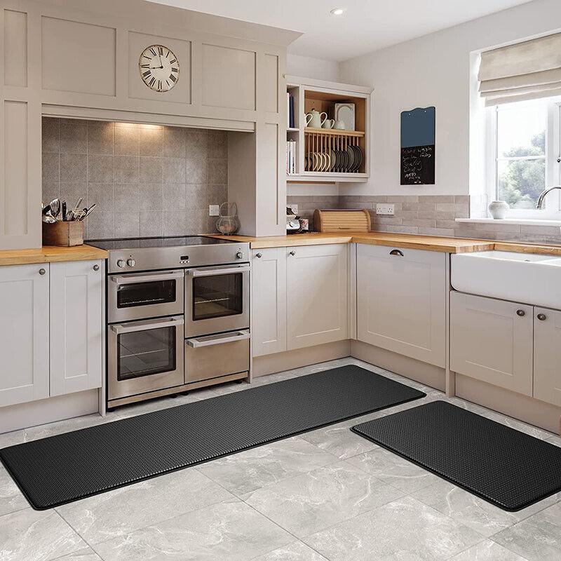44x150cm Non-Slip Waterproof Kitchen Door Mat Floor Rug Carpet Anti-Oil Easy Clean - Green V528-HOMEMAT-GREEN-44-150CM-414162