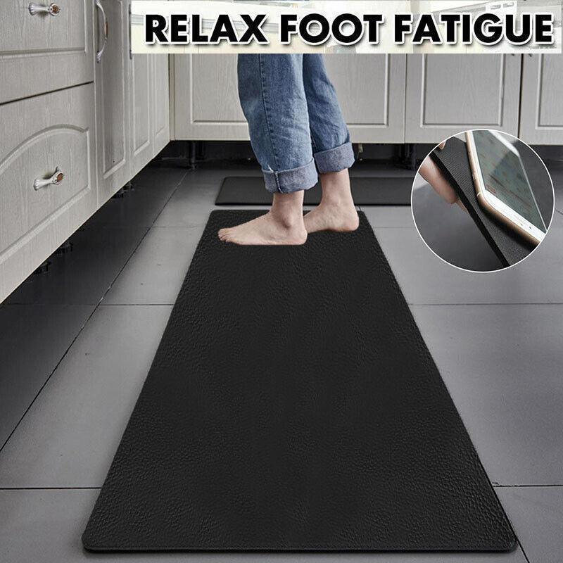 44x180cm Non-Slip Waterproof Kitchen Door Mat Floor Rug Carpet Anti-Oil Easy Clean - Green V528-HOMEMAT-GREEN-44-180CM-631666