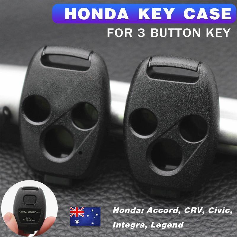 Car 3-Button Key Remote Case Shell Fob For Honda Civic Accord CRV Integra Legend V528-HONDACCARKEYHOUSING-3HOLES-962497