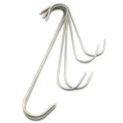 10PCS Steel S Meat Hooks for Beef Pork Lamb Roast Duck BBQ Grill Oven Hanging - S V528-HOOK-S-10PCS-210275