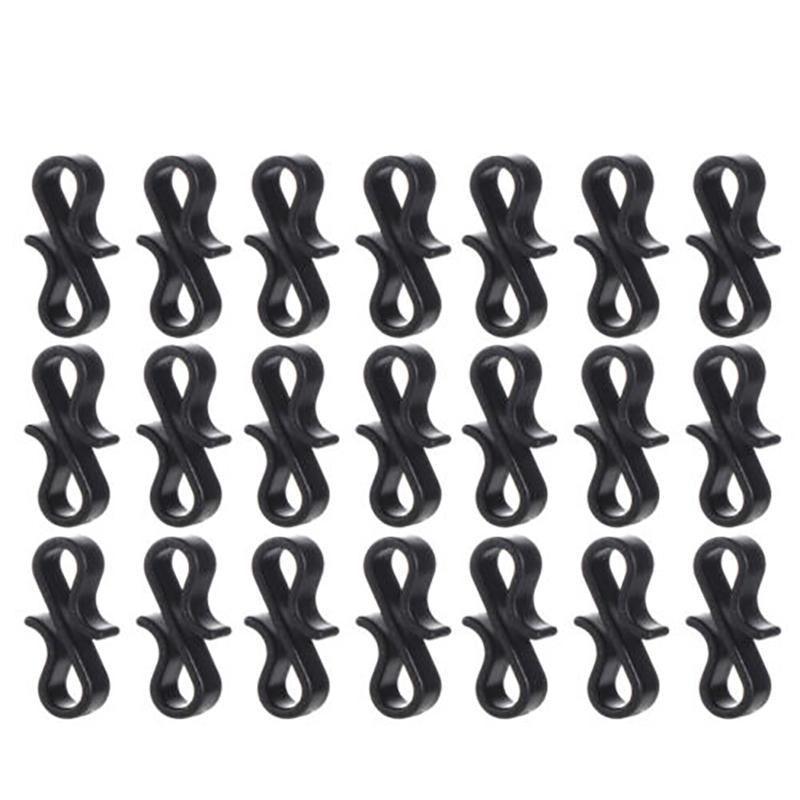 50PCS Led Fairy Lights Gutter Hooks Heavy Duty Clips Party Led Fairy Light - White V528-HOOKUP-WHITE-50PCS-91184
