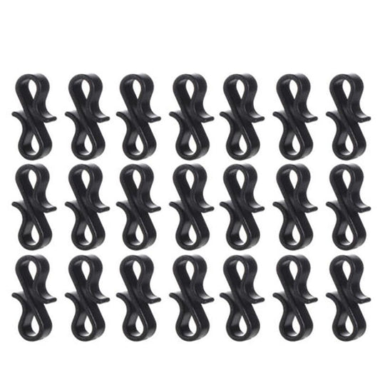 50PCS Led Fairy Lights Gutter Hooks Heavy Duty Clips Party Led Fairy Light - White V528-HOOKUP-WHITE-50PCS-91184