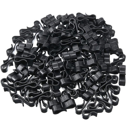 50PCS Led Fairy Lights Gutter Hooks Heavy Duty Clips Party Led Fairy Light - White V528-HOOKUP-WHITE-50PCS-91184