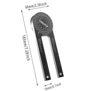360 Degree Woodworking Protractor Angle Finder Positioning Tool Horizontal Gauge V528-HORIZONTAL-ANGLE-GAUGE-144131