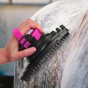 Horse Bath Brush Grooming Massage Comb Soft Bristle Cleaning Tool For Equine Use V528-HORSE-BRUSH-557184
