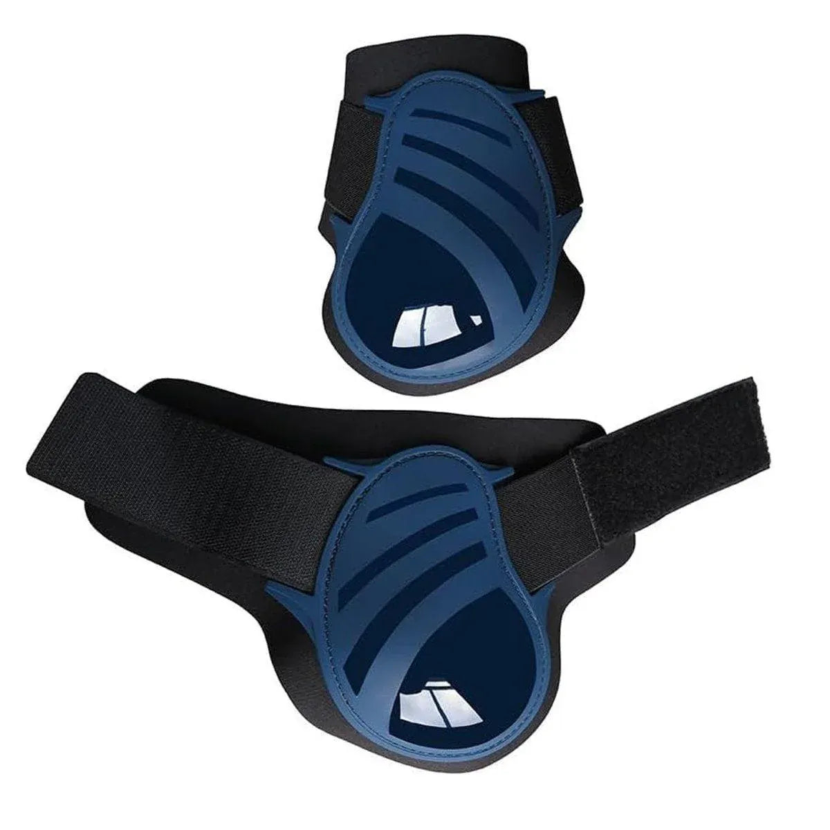 4pcs Show Jumping Horse Leg Warmers Gaiters for Joint Protection Equine Gear - Navy V528-HORSE-GAITERS-NAVY-L-299189