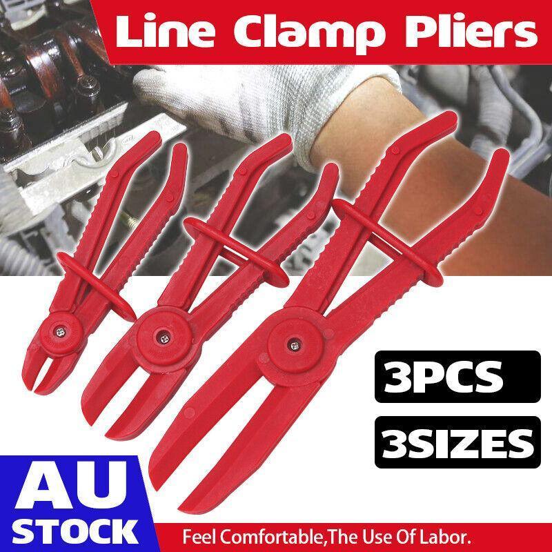 3PCS Nylon Hose Clamp Pliers Set | Flexible Pinch-Off Tool for Fuel Brake Water Lines V528-HOSECLAMP-121561