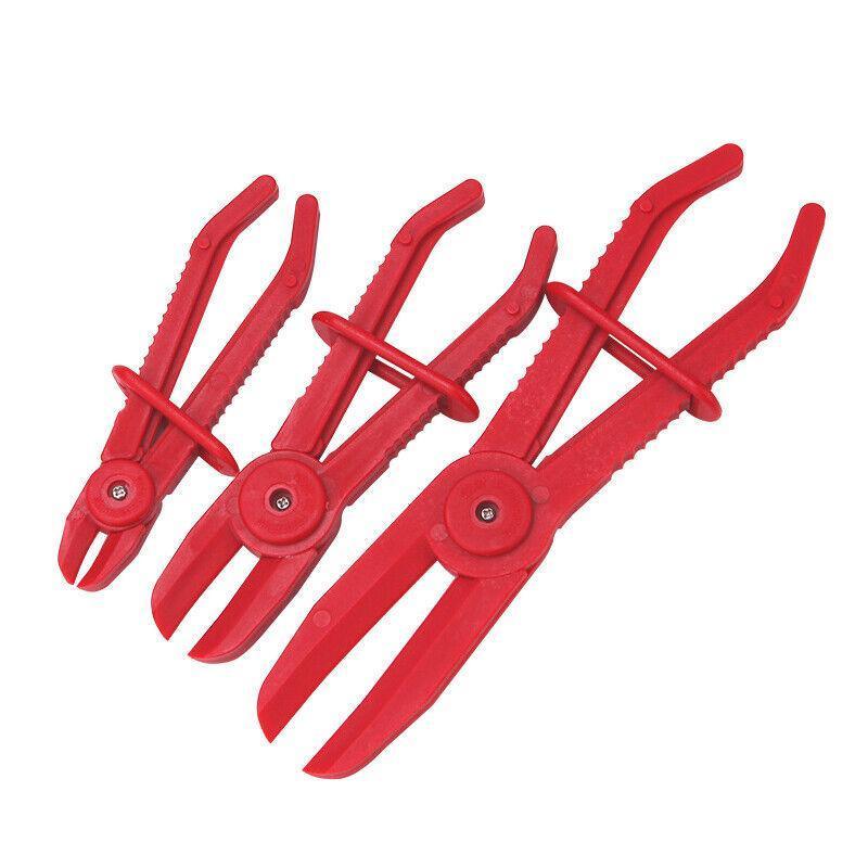 3PCS Nylon Hose Clamp Pliers Set | Flexible Pinch-Off Tool for Fuel Brake Water Lines V528-HOSECLAMP-121561