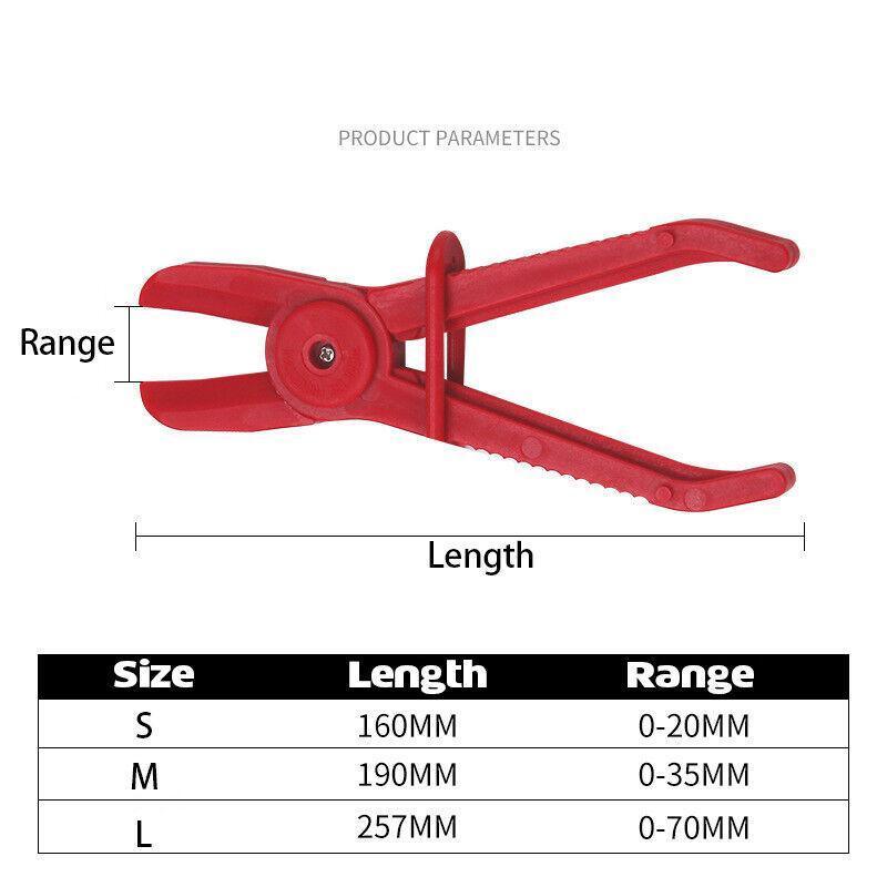 3PCS Nylon Hose Clamp Pliers Set | Flexible Pinch-Off Tool for Fuel Brake Water Lines V528-HOSECLAMP-121561
