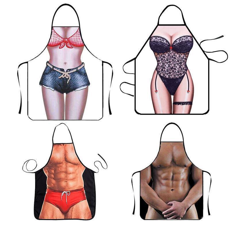 Funny Adult Men Women Novelty Aprons Party Game Cooking Kitchen BBQ Baking - Hot Pants Girl V528-HOTPANTSGIRL-67-483422