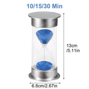 10/15/30 Minute Hourglass Timer Sand Timer for Home Office and Classroom Use - Sky Blue-30min V528-HOURGLASS-BLUE-30M-239050