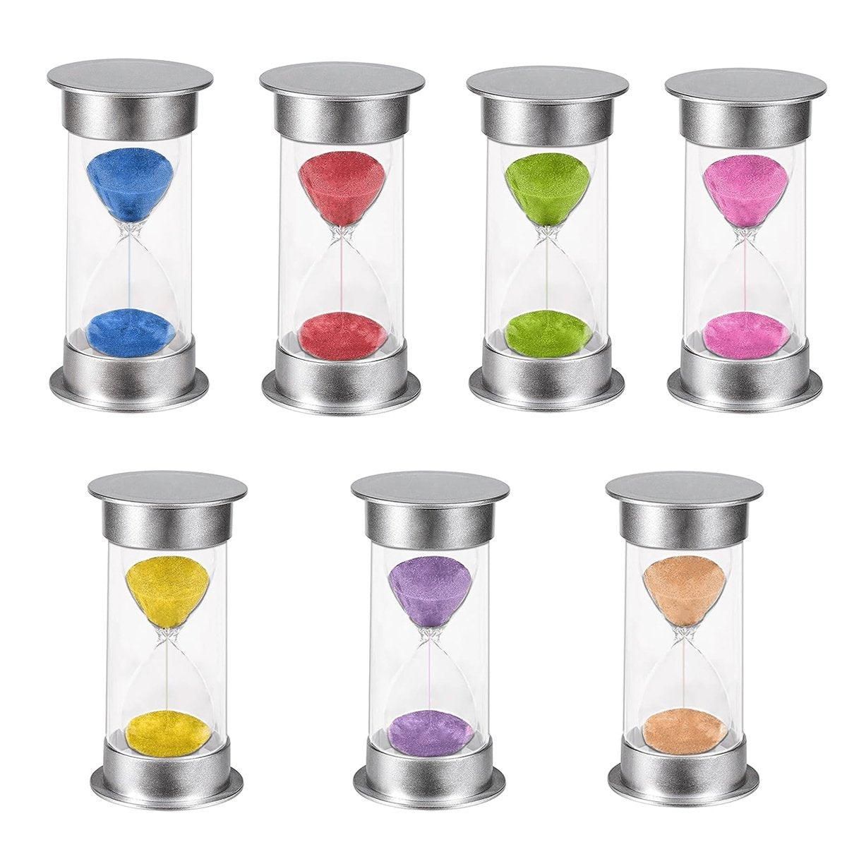 10/15/30 Minute Hourglass Timer Sand Timer for Home Office and Classroom Use - Orange-30min V528-HOURGLASS-ORANGE-30M-948501
