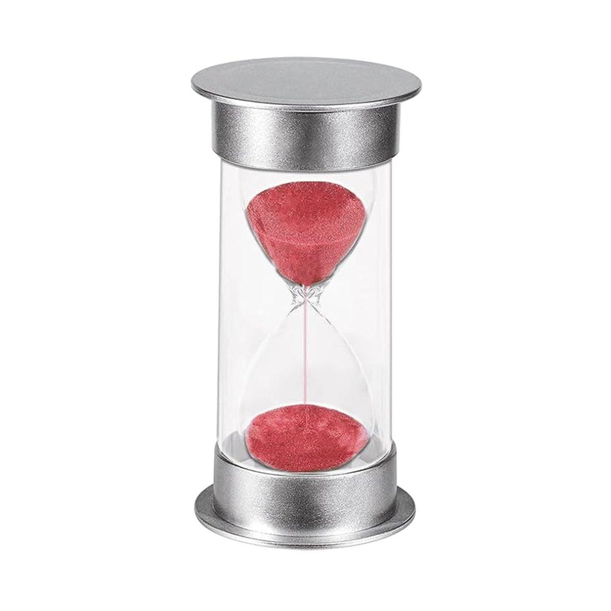 10/15/30 Minute Hourglass Timer Sand Timer for Home Office and Classroom Use - Pink-10min V528-HOURGLASS-PINK-10M-770409