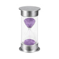 10/15/30 Minute Hourglass Timer Sand Timer for Home Office and Classroom Use - Purple-10min V528-HOURGLASS-PURPLE-10M-964587