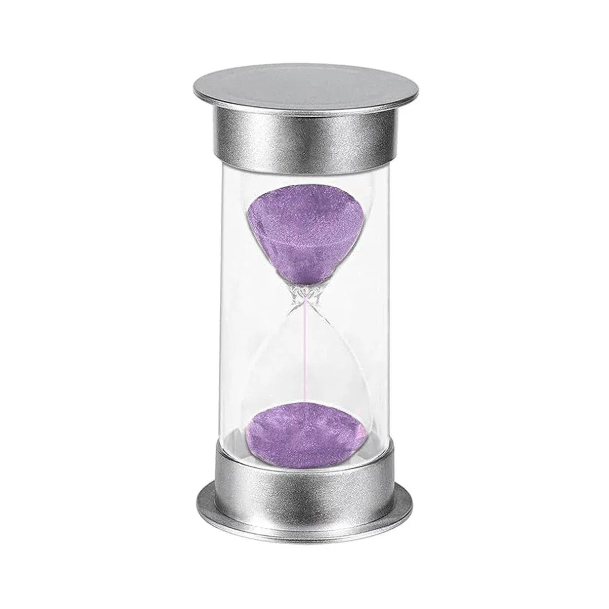10/15/30 Minute Hourglass Timer Sand Timer for Home Office and Classroom Use - Purple-10min V528-HOURGLASS-PURPLE-10M-964587