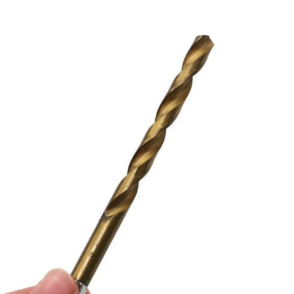 13pcs Quick Change Hss Titanium Drill Bits Hex Shank Set Soft Metal Wood Timber V528-HSSTITANIUM-13PCS-651876