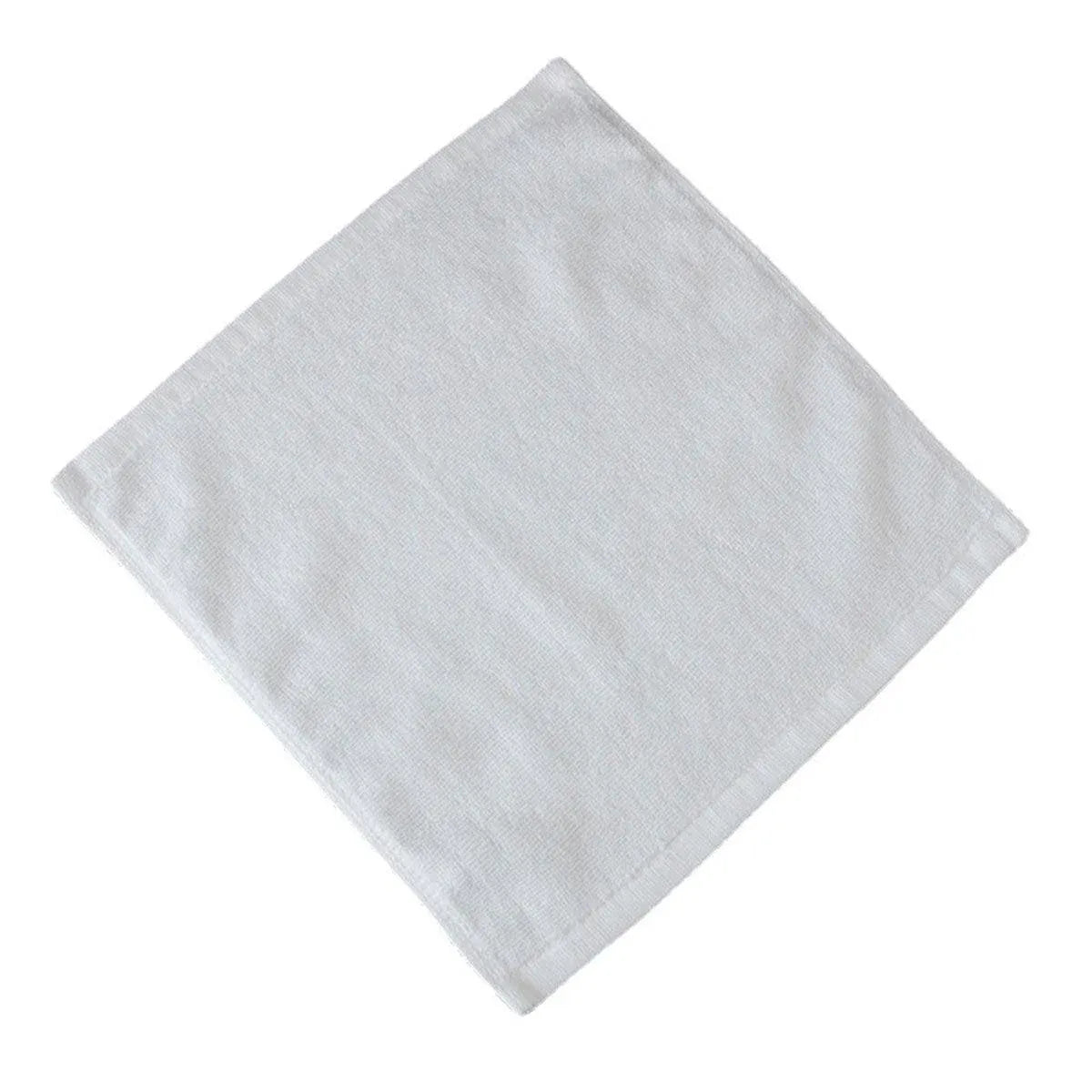 6PCS Hotel Cotton Face Towel White Soft Square Cloth Beauty Salon KTV Thick Wash - 32x32cm-Pearl satin-60g V528-HT-60G-32-32-6PCS-898566