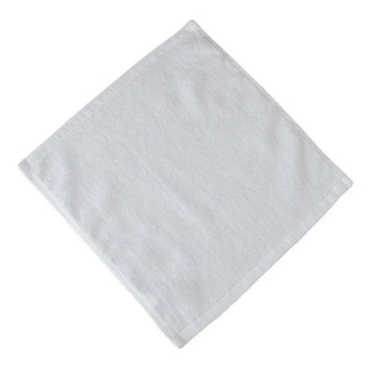 6PCS Hotel Cotton Face Towel White Soft Square Cloth Beauty Salon KTV Thick Wash - 35x35cm-Patternless-70g V528-HT-70G-35-35-6PCS-318866