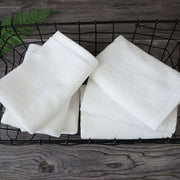 6PCS Hotel Cotton Face Towel White Soft Square Cloth Beauty Salon KTV Thick Wash - 35x35cm-Patternless-70g V528-HT-70G-35-35-6PCS-318866