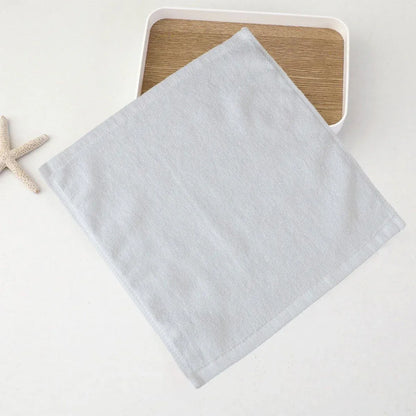 6PCS Hotel Cotton Face Towel White Soft Square Cloth Beauty Salon KTV Thick Wash - 35x35cm-Patternless-70g V528-HT-70G-35-35-6PCS-318866