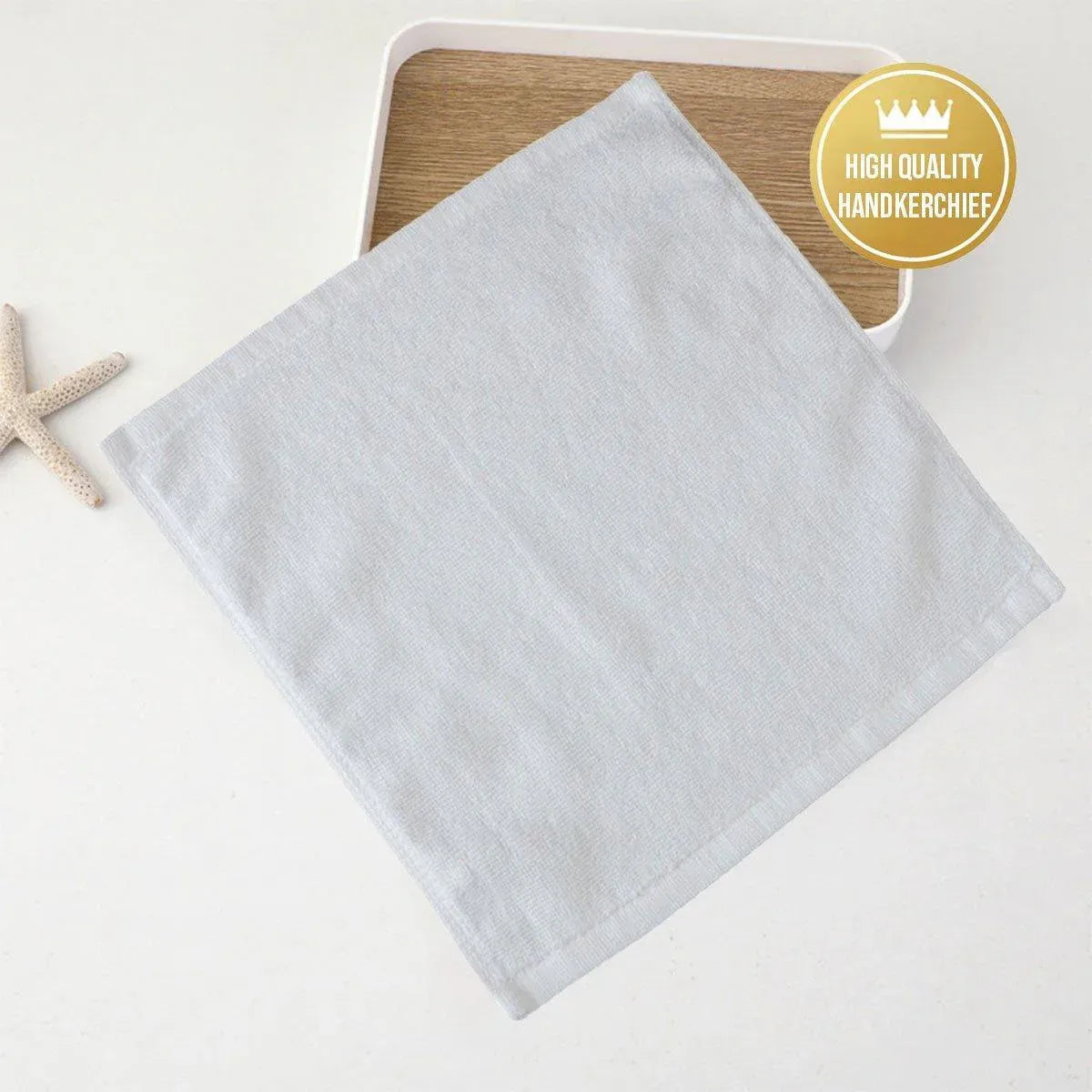 6PCS Hotel Cotton Face Towel White Soft Square Cloth Beauty Salon KTV Thick Wash - 35x35cm-Patternless-70g V528-HT-70G-35-35-6PCS-318866