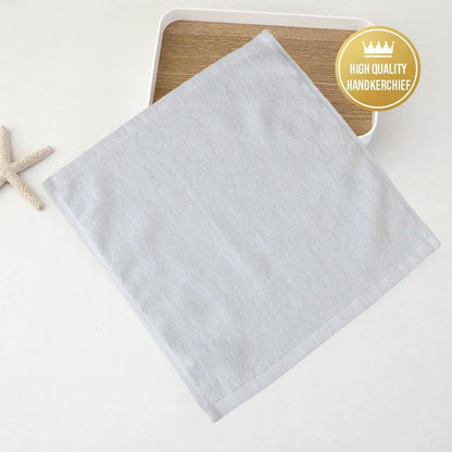 6PCS Hotel Cotton Face Towel White Soft Square Cloth Beauty Salon KTV Thick Wash - 35x35cm-Patternless-70g V528-HT-70G-35-35-6PCS-318866