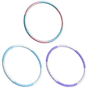 Detachable Weighted Hula Hoop Fitness Equipment for Home Exercise Use - Blue White V528-HULA-HOOP-BLUE-WHITE-325697