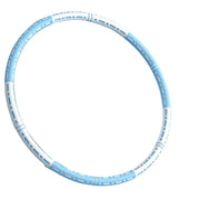 Detachable Weighted Hula Hoop Fitness Equipment for Home Exercise Use - Blue White V528-HULA-HOOP-BLUE-WHITE-325697