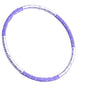 Detachable Weighted Hula Hoop Fitness Equipment for Home Exercise Use - White Purple V528-HULA-HOOP-WHITE-PURPLE-996791