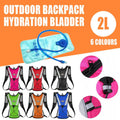 Hydration Pack Backpack Bag with 2L Water Bladder for Hiking Camping Cycling Running - Green V528-HYDRATIONPACK-GREEN-808656