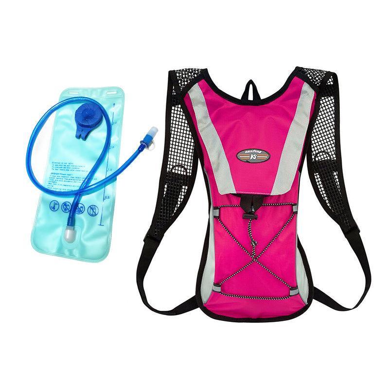 Hydration Pack Backpack Bag with 2L Water Bladder for Hiking Camping Cycling Running - Pink V528-HYDRATIONPACK-PINK-518614